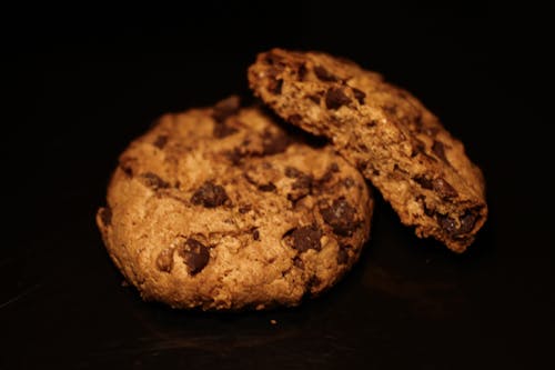kara, kurabiye içeren Ücretsiz stok fotoğraf