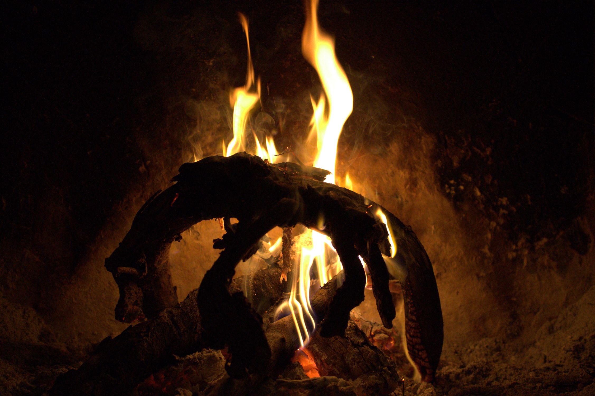 Close Up Photo of Burning wood · Free Stock Photo