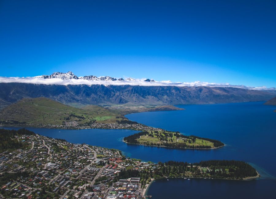 Queenstown, New Zealand — streets and everyday scenes · stay connected with a Queenstown eSIM from My Holiday SIM