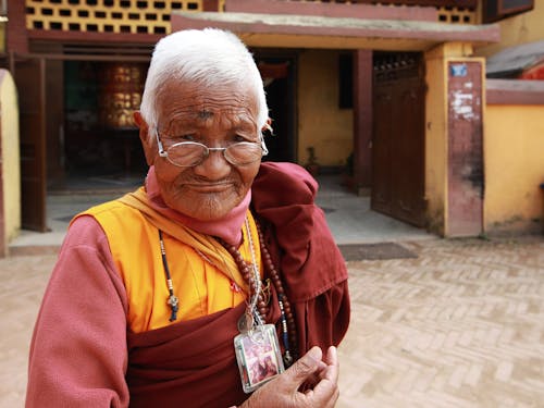 Photo of a Buddhist Monk