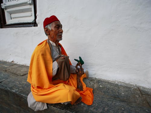 Monk in a Buddhist Robe 