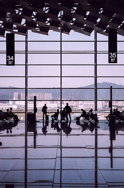 People Walking on Airport