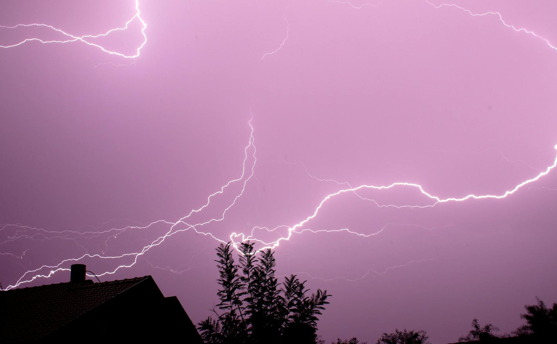 Lightning Strikes in the Sky