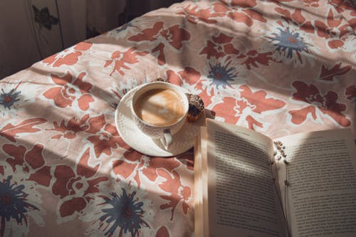 Cup of Coffee on Top of Books · Free Stock Photo