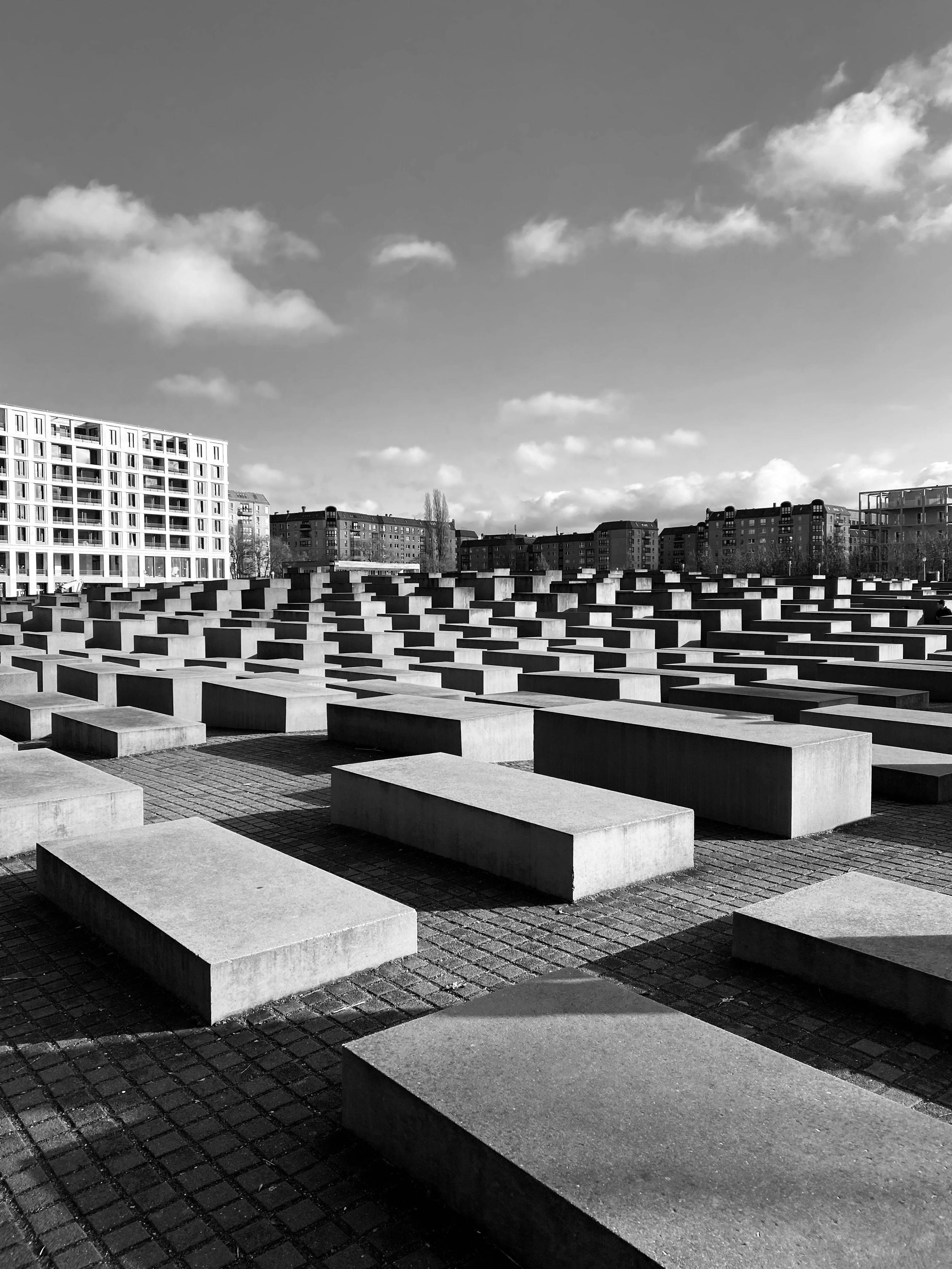 landscape photography of the memorial to the murdered jews of europe