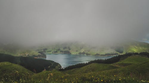 Fog above Lake