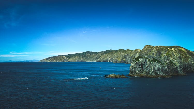 Blue Sky Over The Ocean