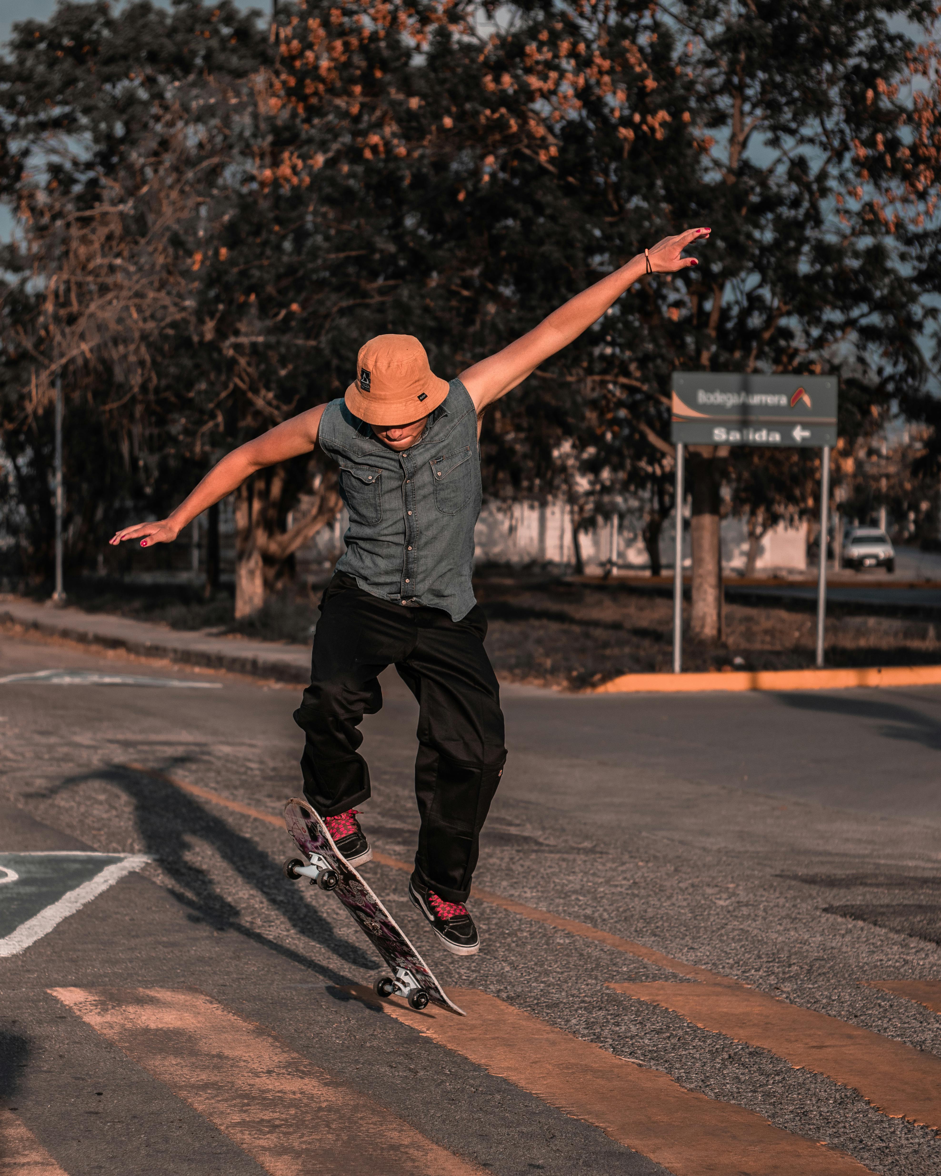 A Person using Skateboard · Free Stock Photo