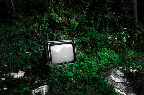 Free throwaway television Stock Photo