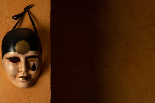 Mask Hanging on a Wall