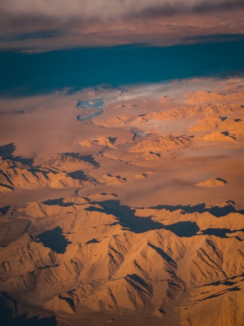 Immagine gratuita di catena montuosa, deserto, fotografia aerea
