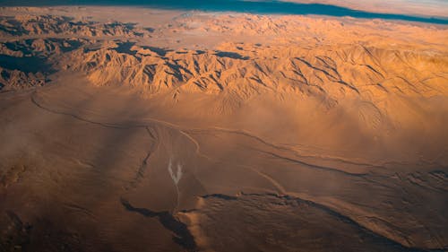 Základová fotografie zdarma na téma duna, kopce, letecká fotografie