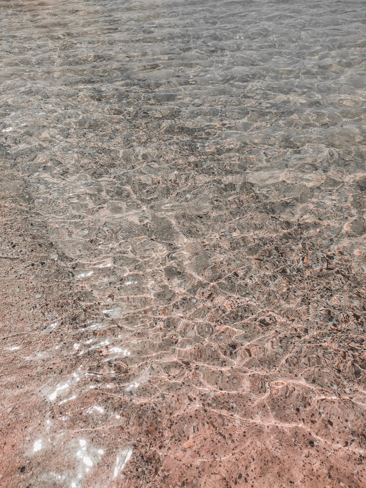 Clear Water Of The Beach