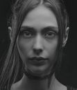 Grayscale Photo of Womans Face