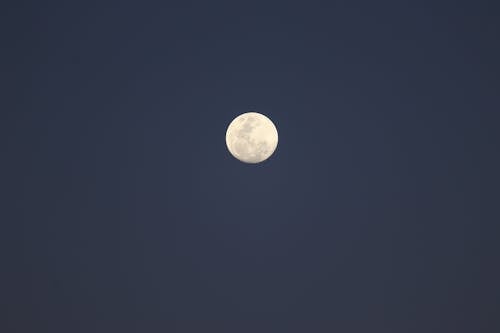 Foto stok gratis astrofotografi, bulan purnama, bulat