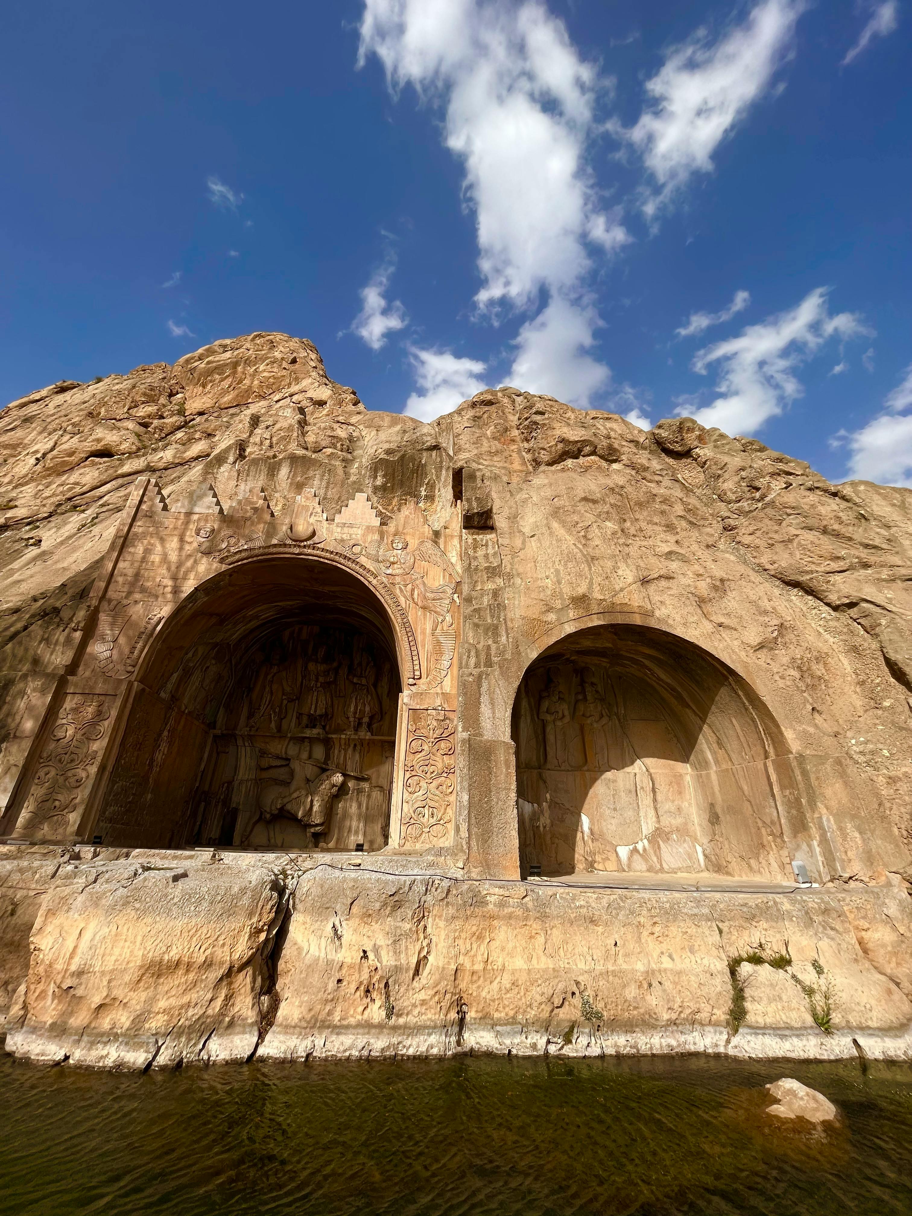 taq e bostan in kermanshah iran
