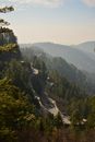 Cliff on Mountainside Near a Road