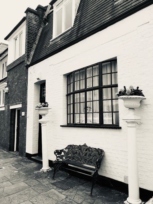 A Bench at the Front of the House