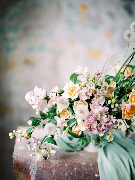 Free Close Up of Bouquet of Flowers Stock Photo