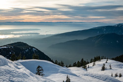 Gratis stockfoto met bergketens, bergtop, coniferen