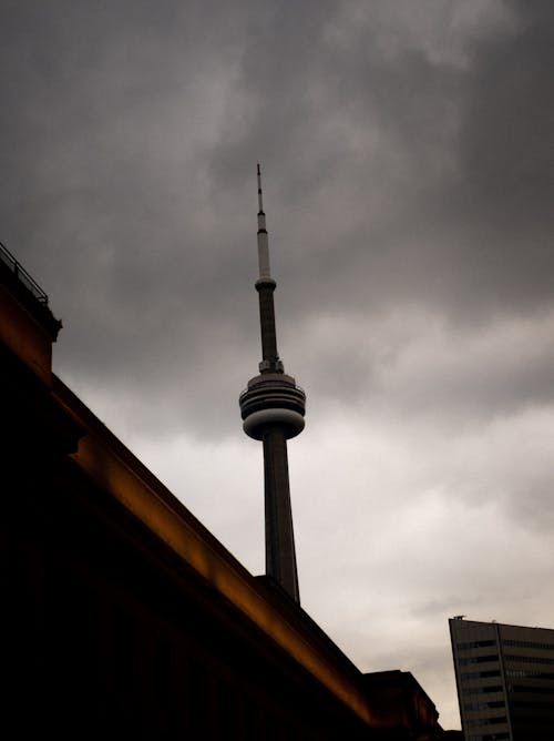 The CN Tower on a Cloudy Day