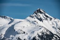 Snow Covered Mountain Under Blue Sky