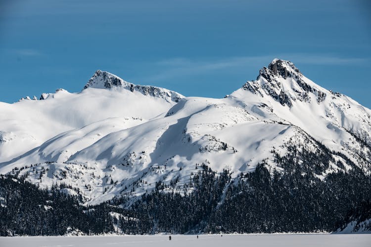 Photo Of Mountain Covered With Snow