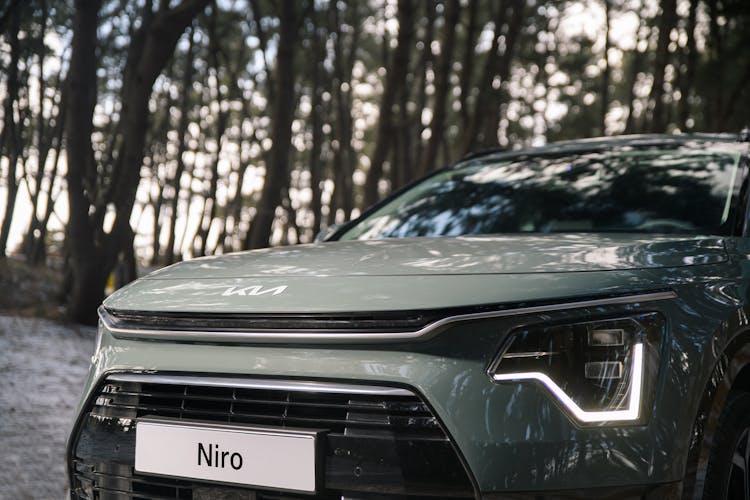 Close-up Of A Kia Niro