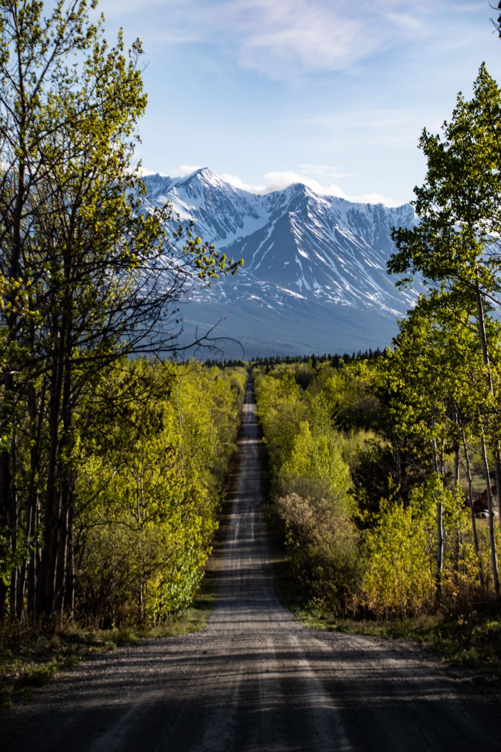 View of a Road with Mountains in the Background · Free Stock Photo