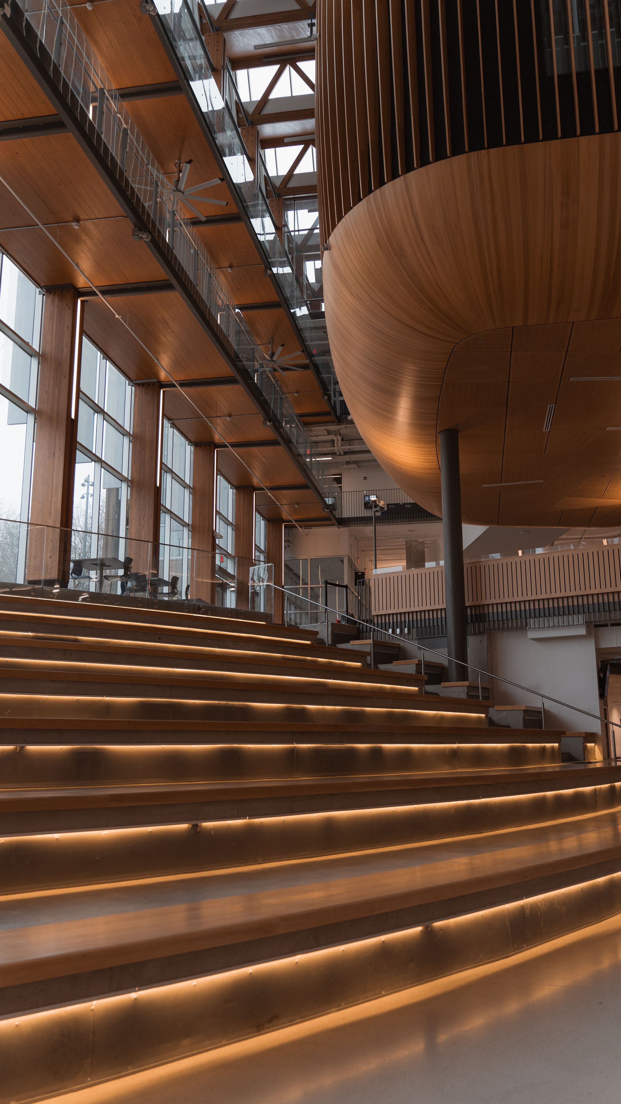 Modern commercial interior architecture in Vancouver, British Columbia