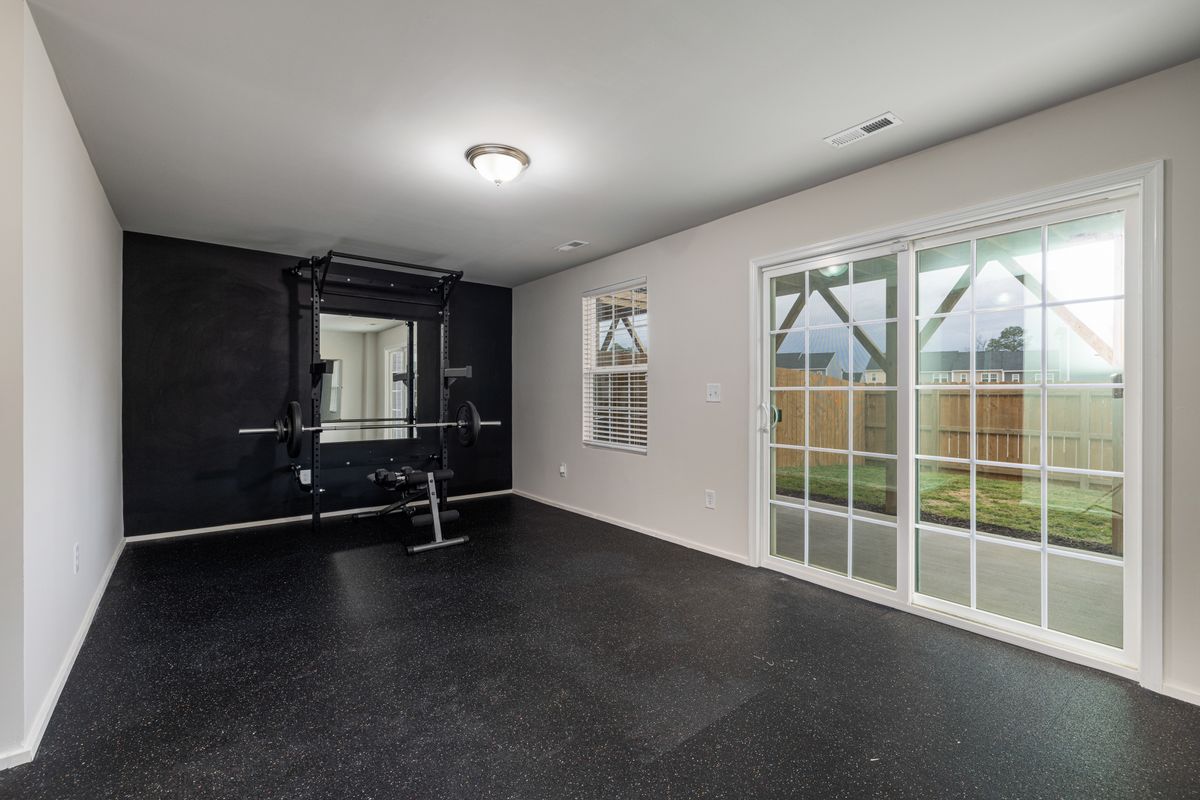 Home gym compatta in appartamento