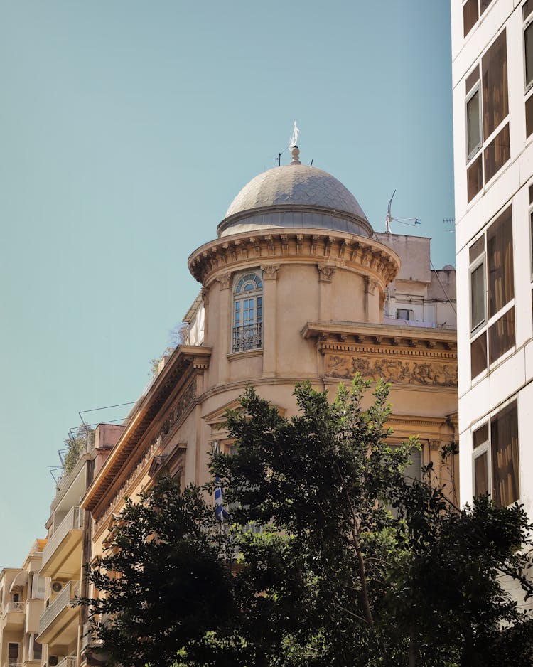 Low Angle Shot Of Via Veneto Building 