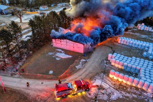 20,000 Hogs Dead in Massive Ontario Barn Fire Near London