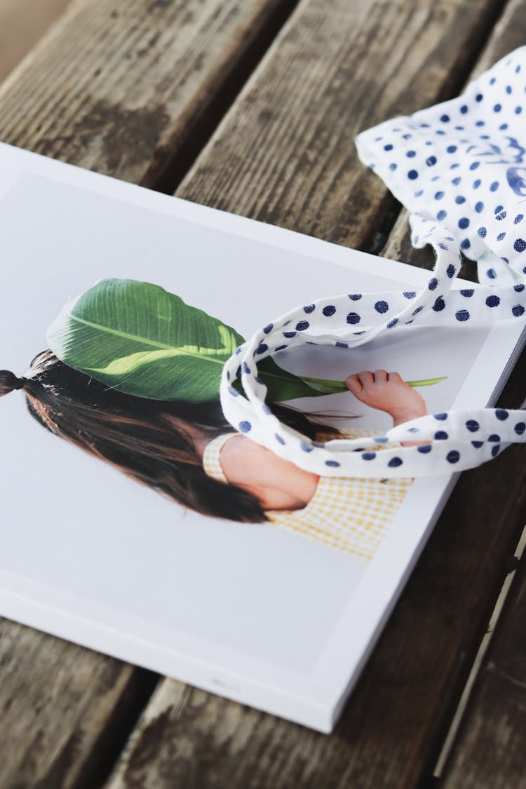 Drawing Of Girl Holding Leaf