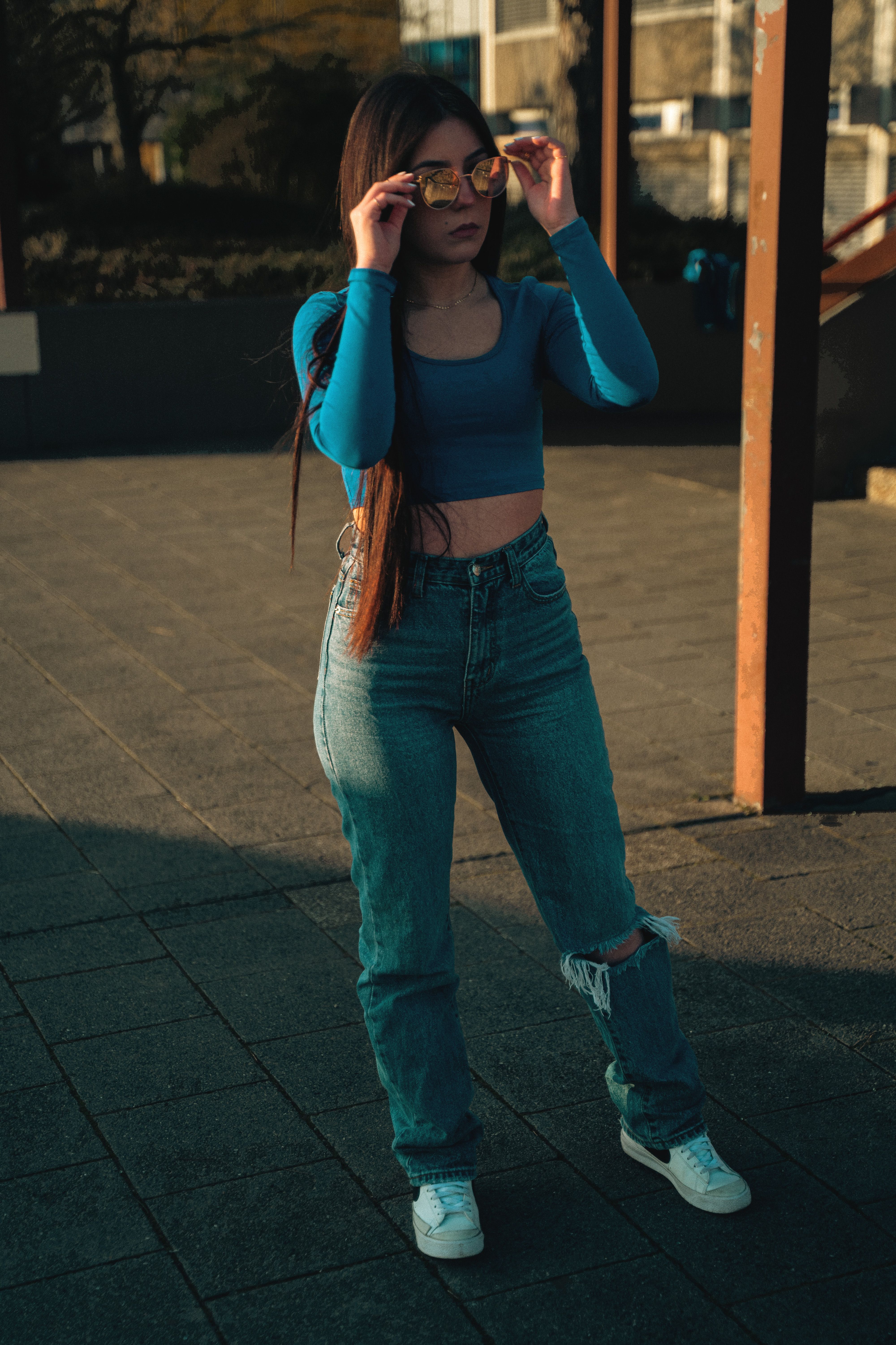 Cropped Bege Estampado