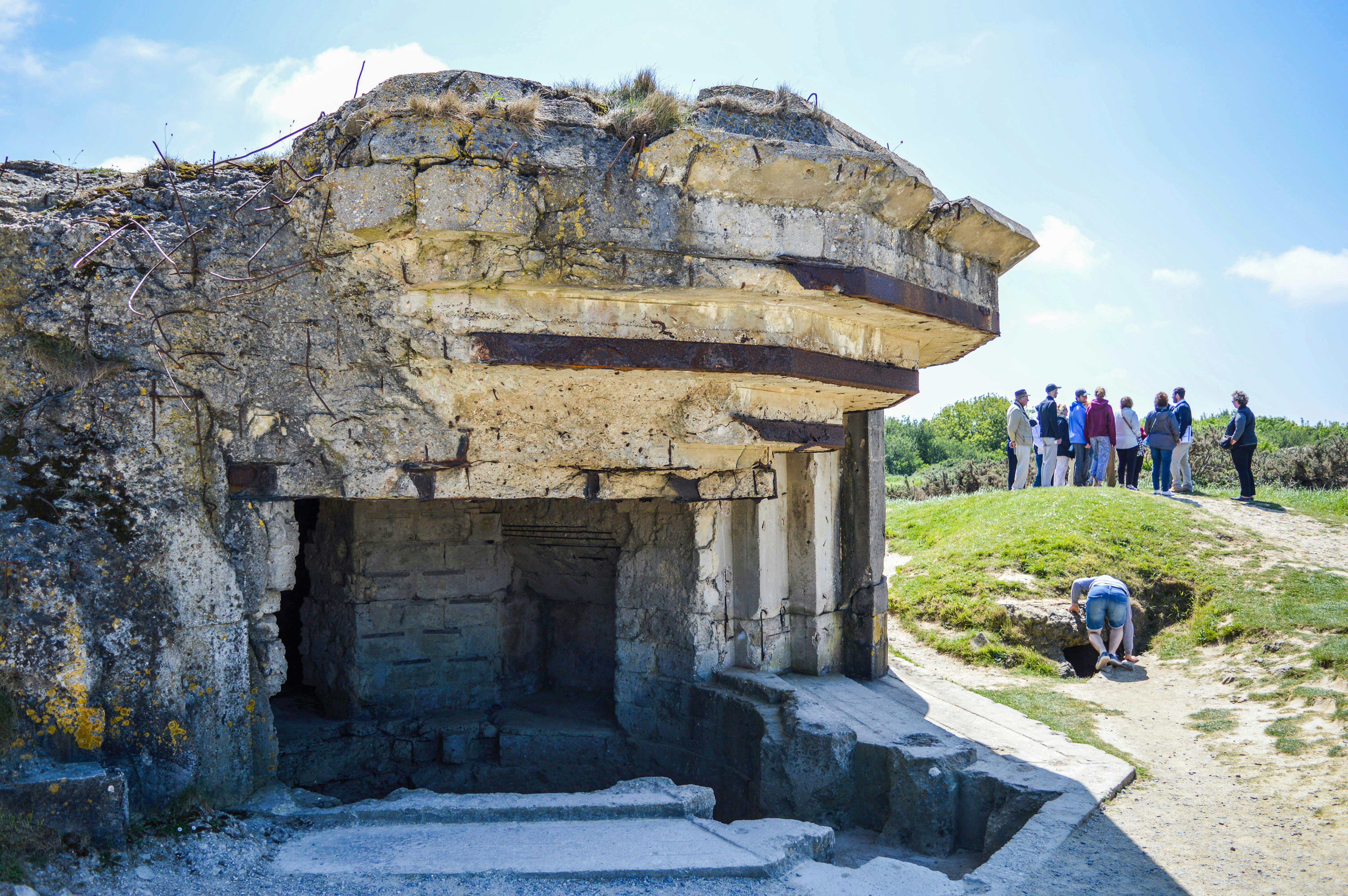 Free stock photo of bunker, france, pointe du hoc