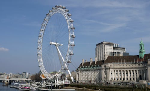 Ferris Wheel in City