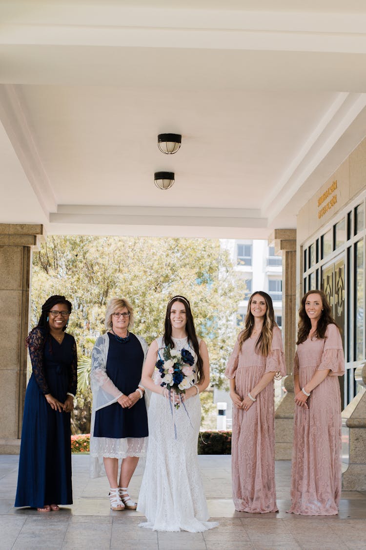 The Bride And Her Entourage