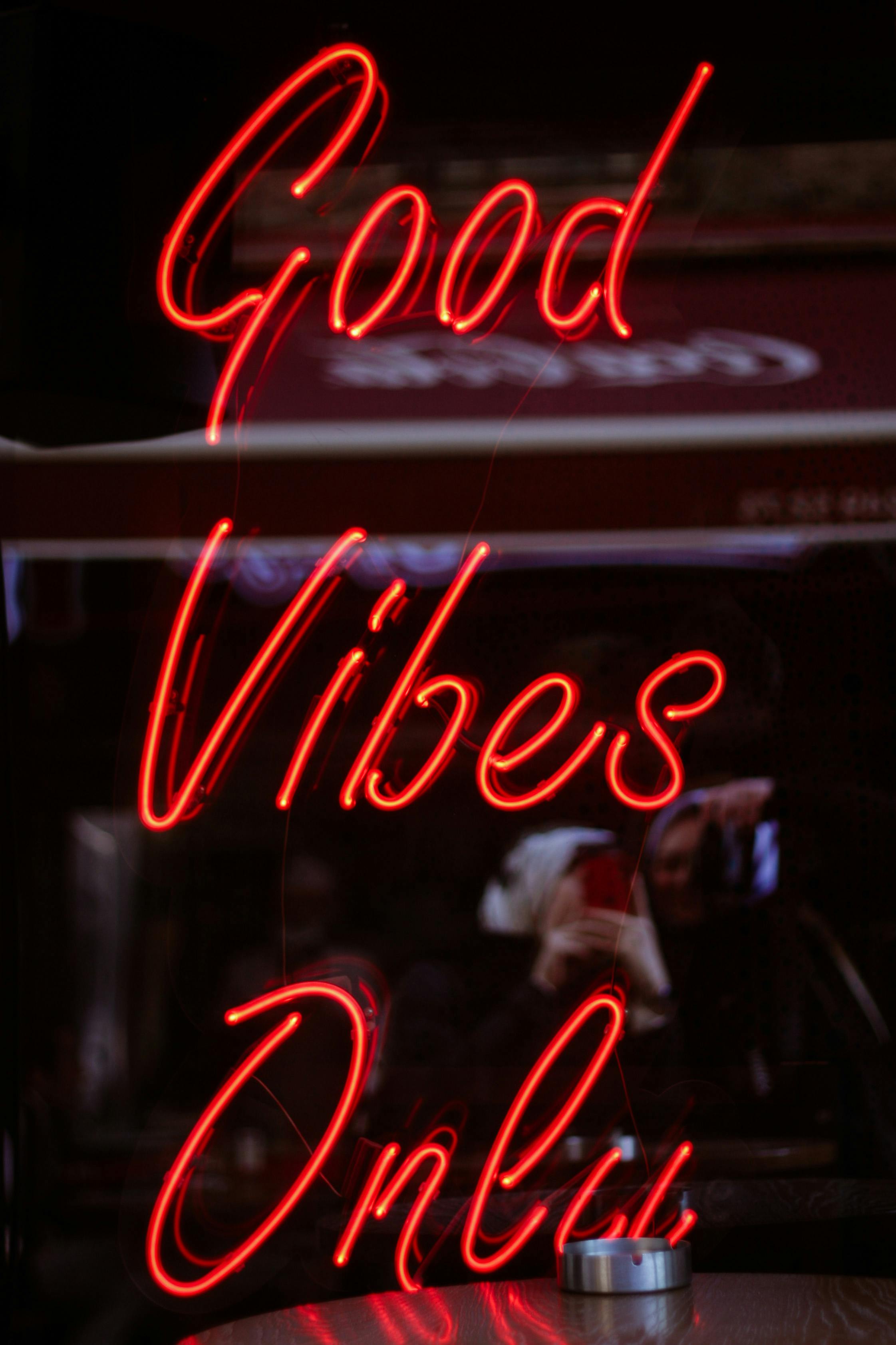 Neon Good Vibe Light Images  Free Photos PNG Stickers Wallpapers   Backgrounds  rawpixel