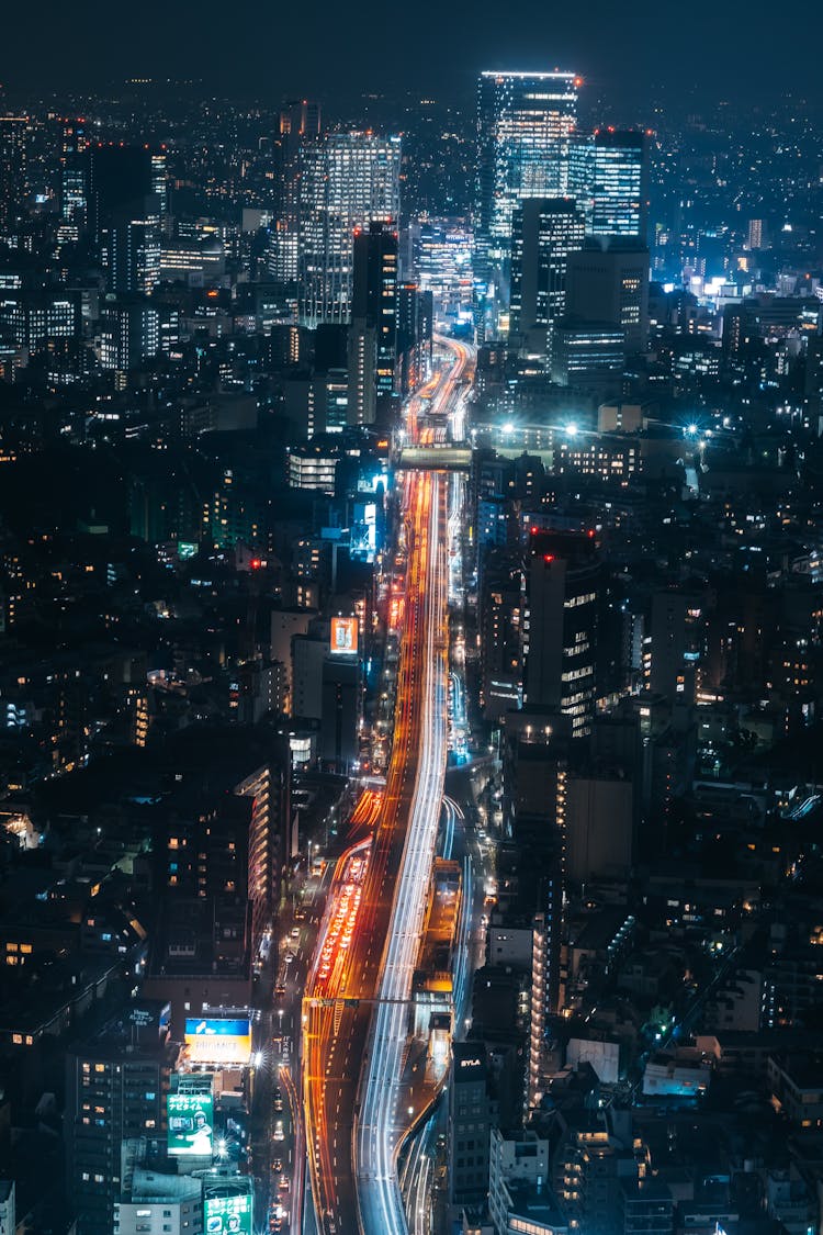 Streets Of Tokyo At Night