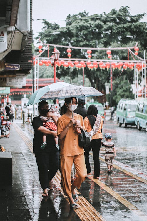 insanlar, şemsiye, Sokak fotoğrafçılığı içeren Ücretsiz stok fotoğraf