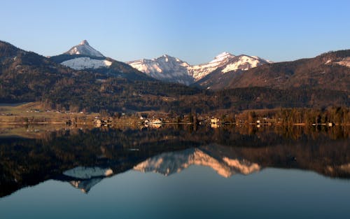 Reflection of Mountain on Lake Braies · Free Stock Photo