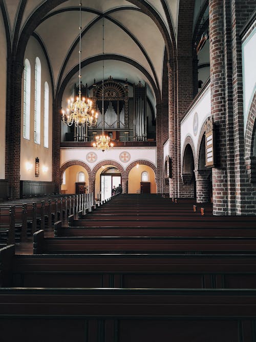 White and Brown Cathedral Interior