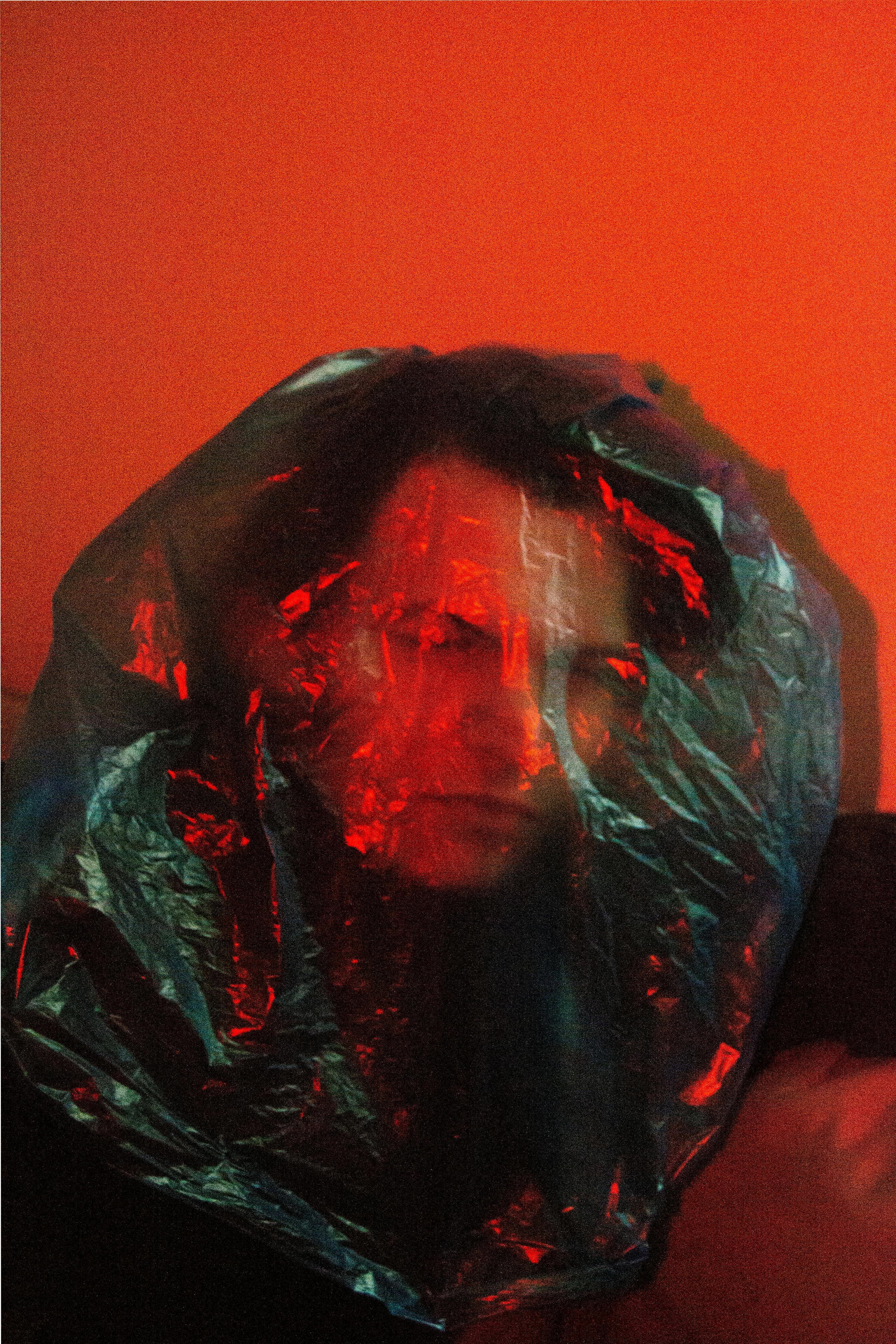 Man's Head covered in Plastic Bag · Free Stock Photo