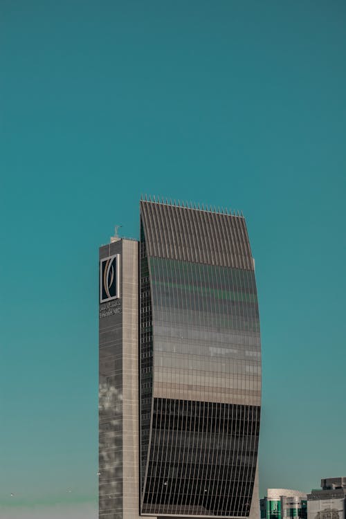 Foto profissional grátis de arquitetura contemporânea, arranha-céu, banco nacional de dubai