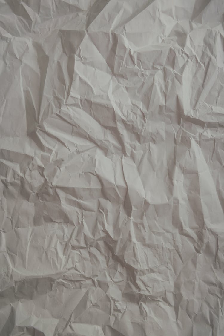 White Crumpled Paper