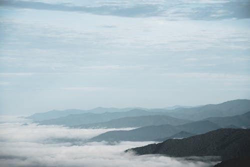 Silhouette of Mountains