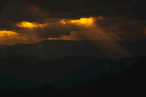 Immagine gratuita di alba, catene montuose, crepuscolo