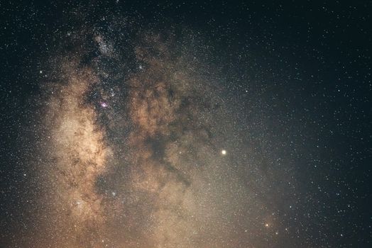 Captivating image of the Milky Way galaxy against a clear night sky, showcasing celestial beauty.
