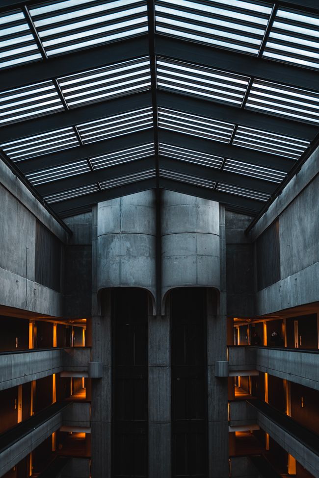 Geometric concrete interior — Connor Scott McManus on Pexels